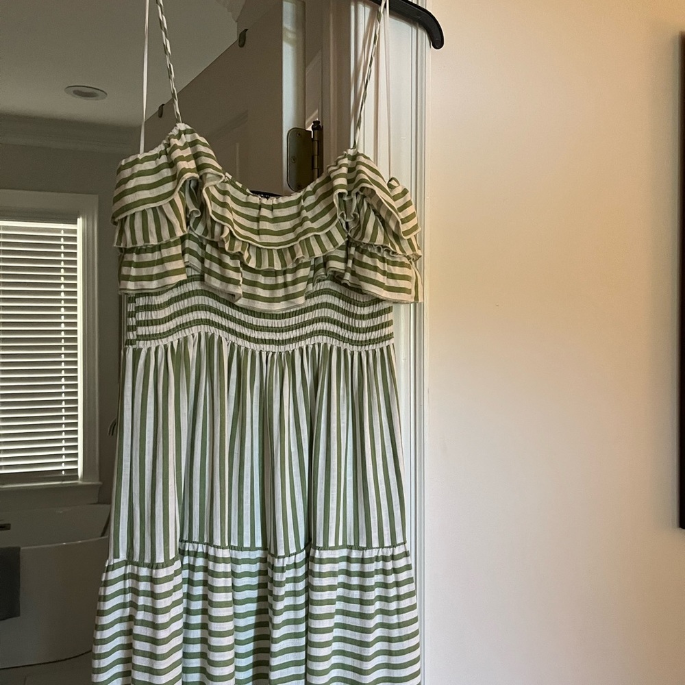 Zara striped midi dress - Picture 8 of 8